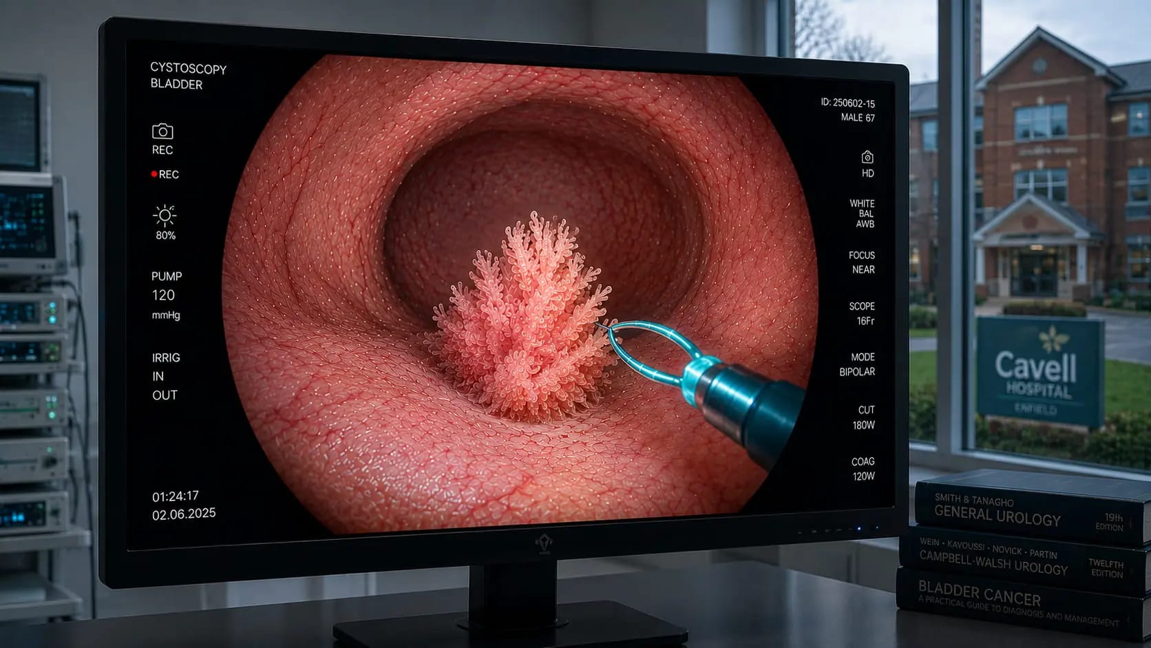 Private bladder cancer specialist at Cavell Hospital Enfield EN2 – HRG Urology Cancer Lead TURBT cystoscopy