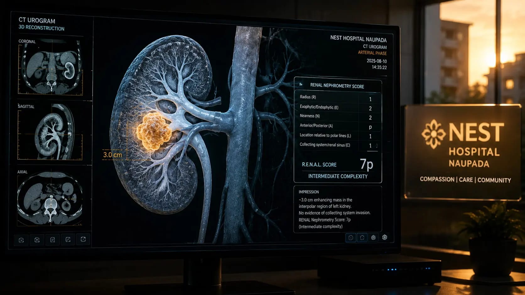 Kidney cancer treatment at Nest Hospital Naupada Thane West – HRG Urology laparoscopic nephrectomy specialist