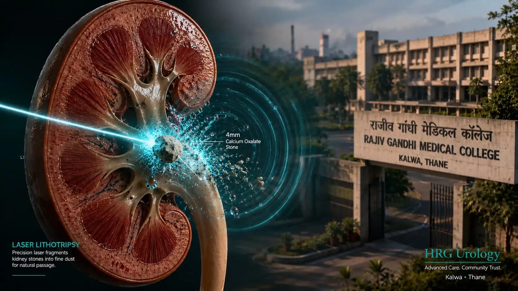Kidney stone treatment at Rajiv Gandhi Medical College Kalwa Thane – HRG Urology specialist