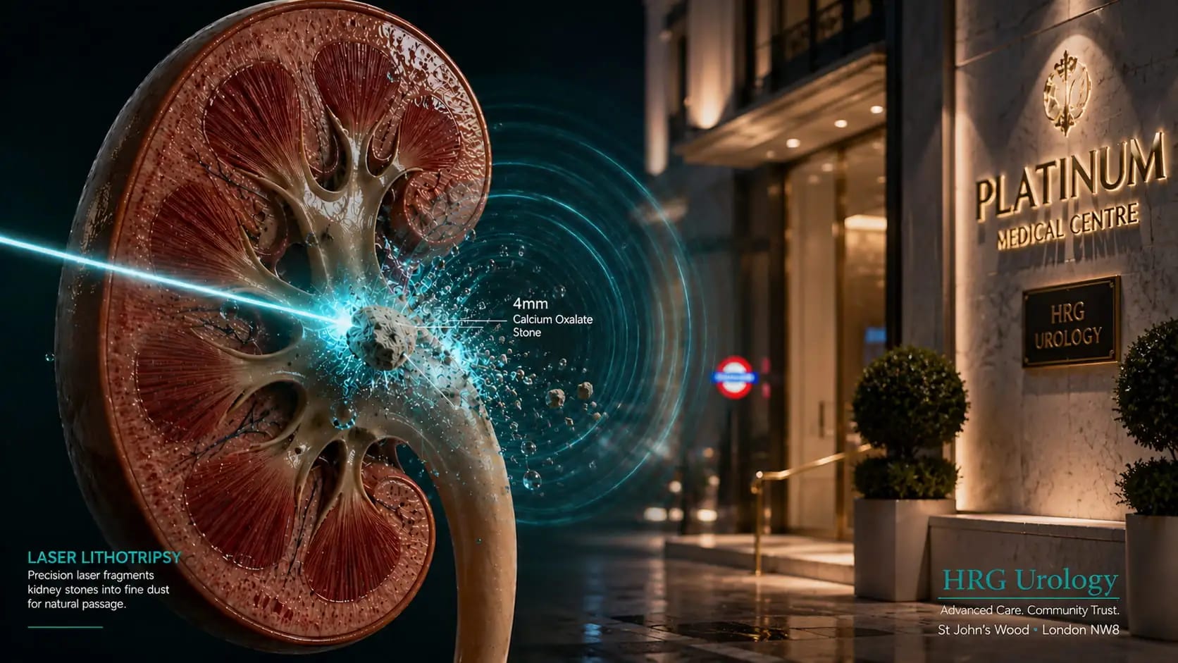 Private kidney stone treatment at Platinum Medical Centre St John's Wood NW8 – HRG Urology