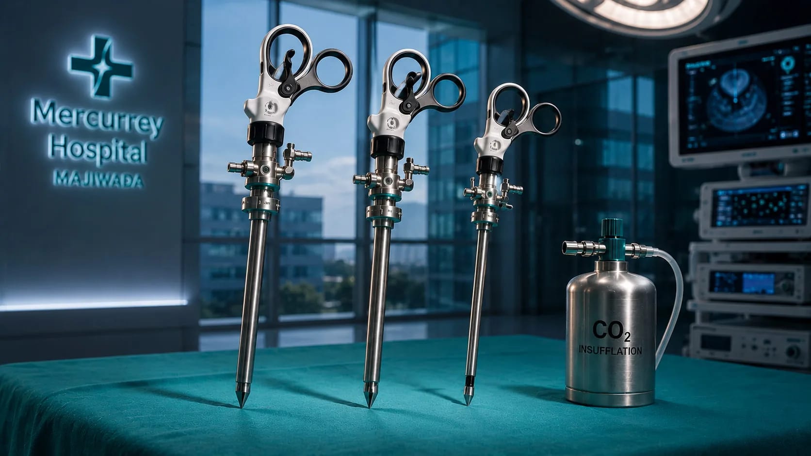 Laparoscopic urology surgery at Mercurrey Hospital Kapurbawdi Majiwada Thane – HRG Urology minimally invasive keyhole