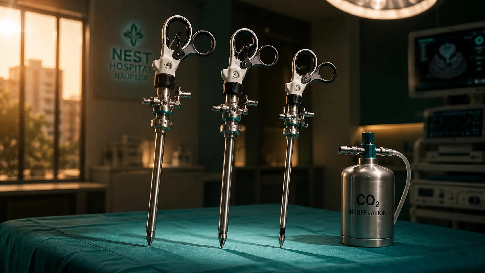 Laparoscopic urology surgery at Nest Hospital Naupada Thane West – HRG Urology minimally invasive keyhole