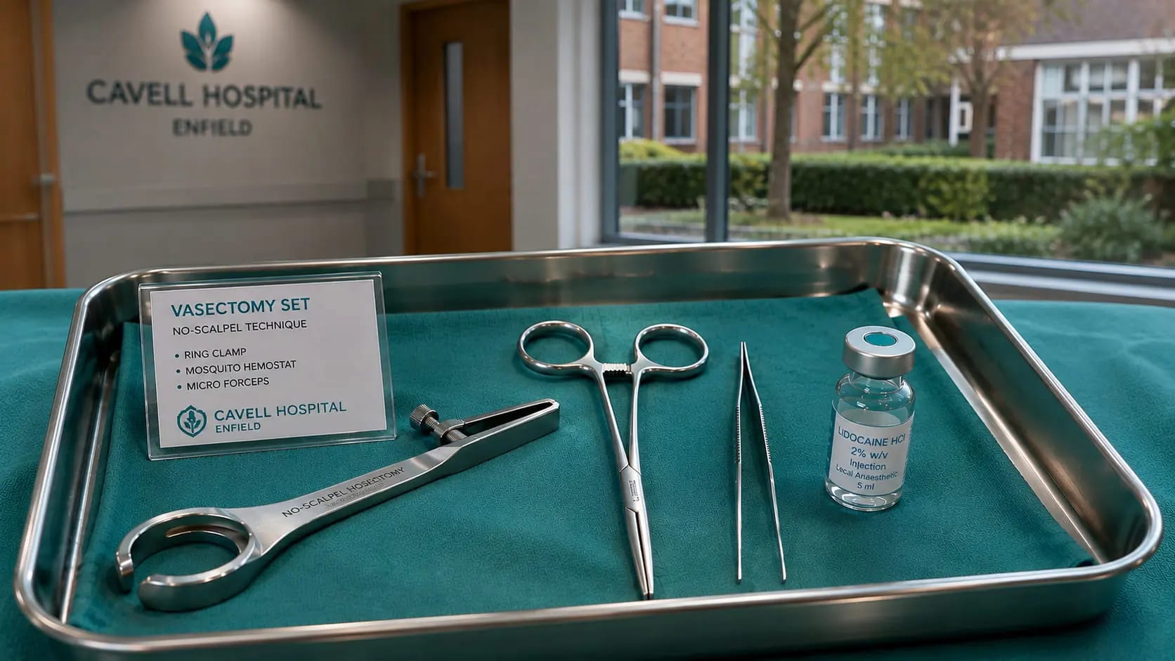 Private vasectomy clinic at Cavell Hospital Enfield EN2 – HRG Urology no-scalpel day case