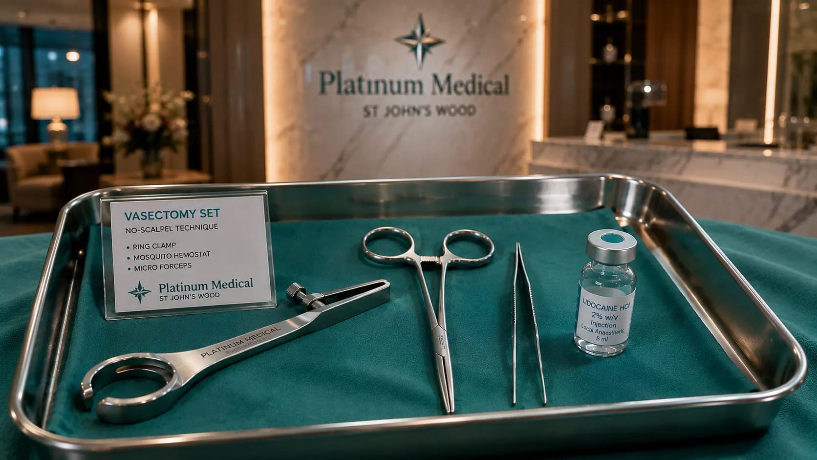 Private vasectomy clinic at Platinum Medical Centre St John's Wood NW8 – HRG Urology no-scalpel