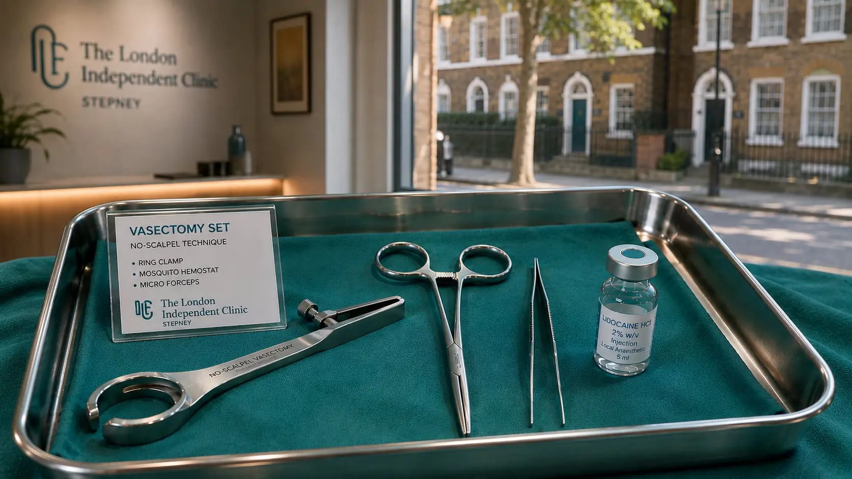 Private vasectomy clinic at London Independent Hospital Stepney E1 – HRG Urology no-scalpel