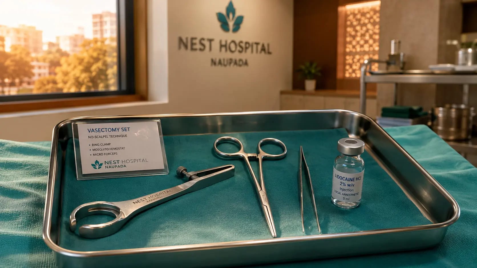 Vasectomy clinic in Thane West at Nest Hospital Naupada – HRG Urology no-scalpel vasectomy